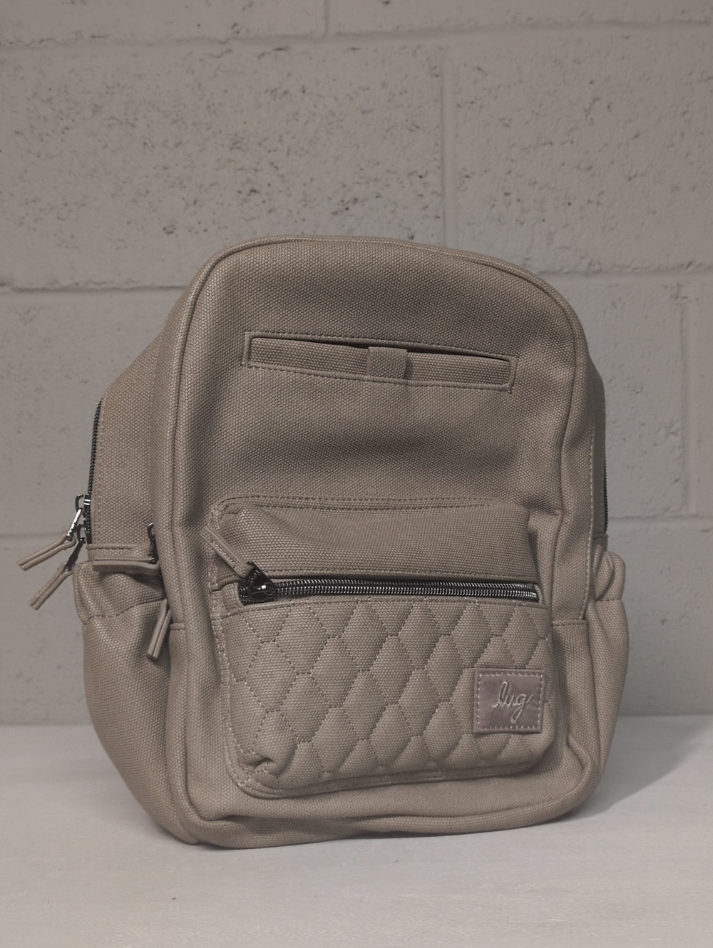 Lug Matte Luxe Mini Volley Cargo Backpack, Sand Taupe